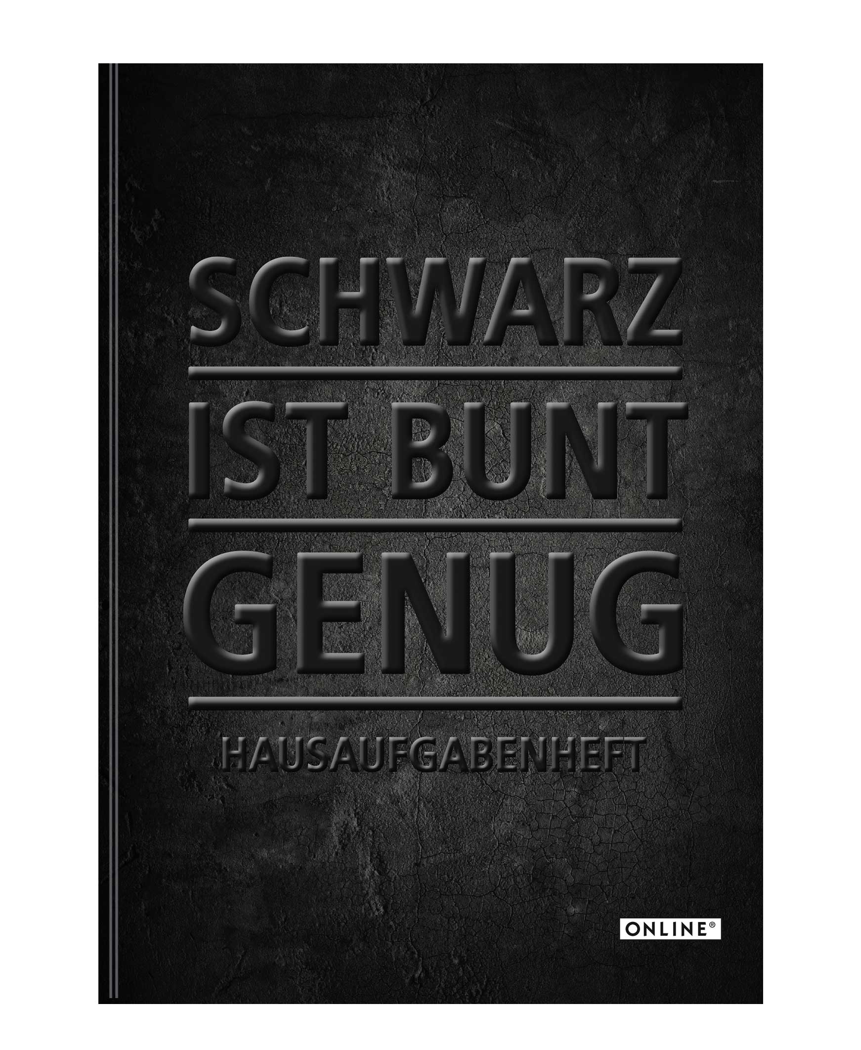 Homework booklet DIN A5 ONLINE black