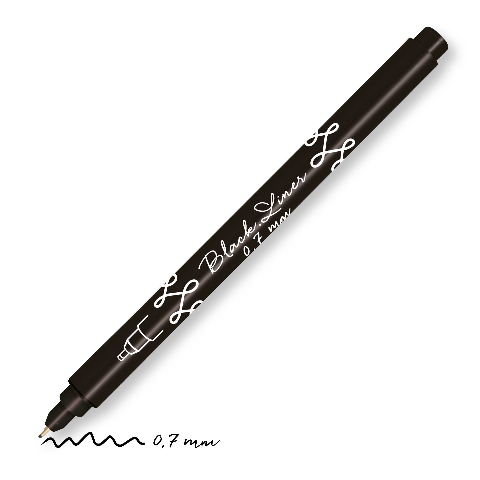 Black Lettering Pen