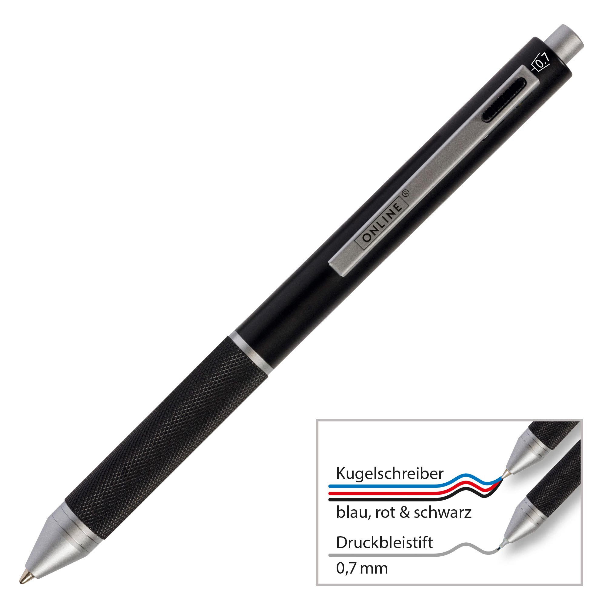 Ballpen Multipen 4-in-1