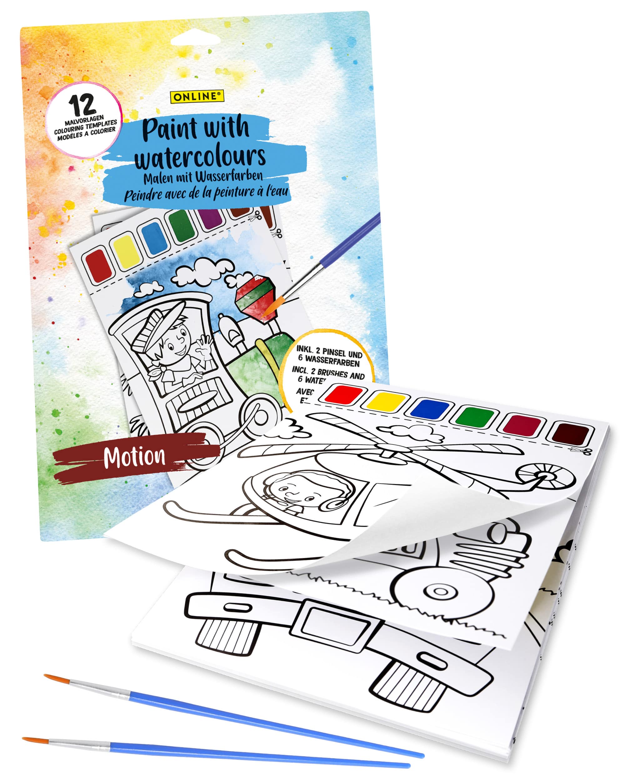 Paint With Water Colours Motion