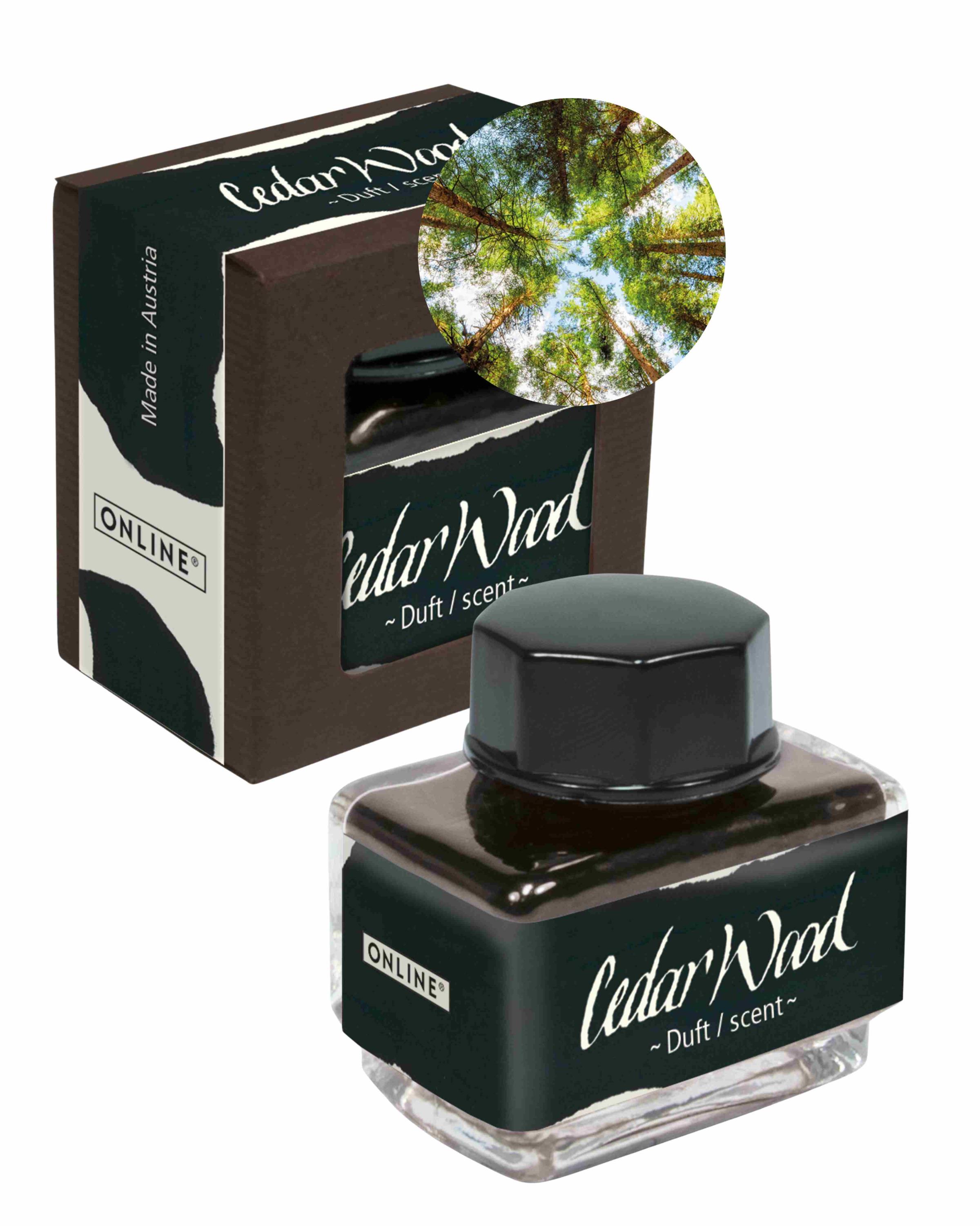 Ink of the senses Black, 15 ml with Scent