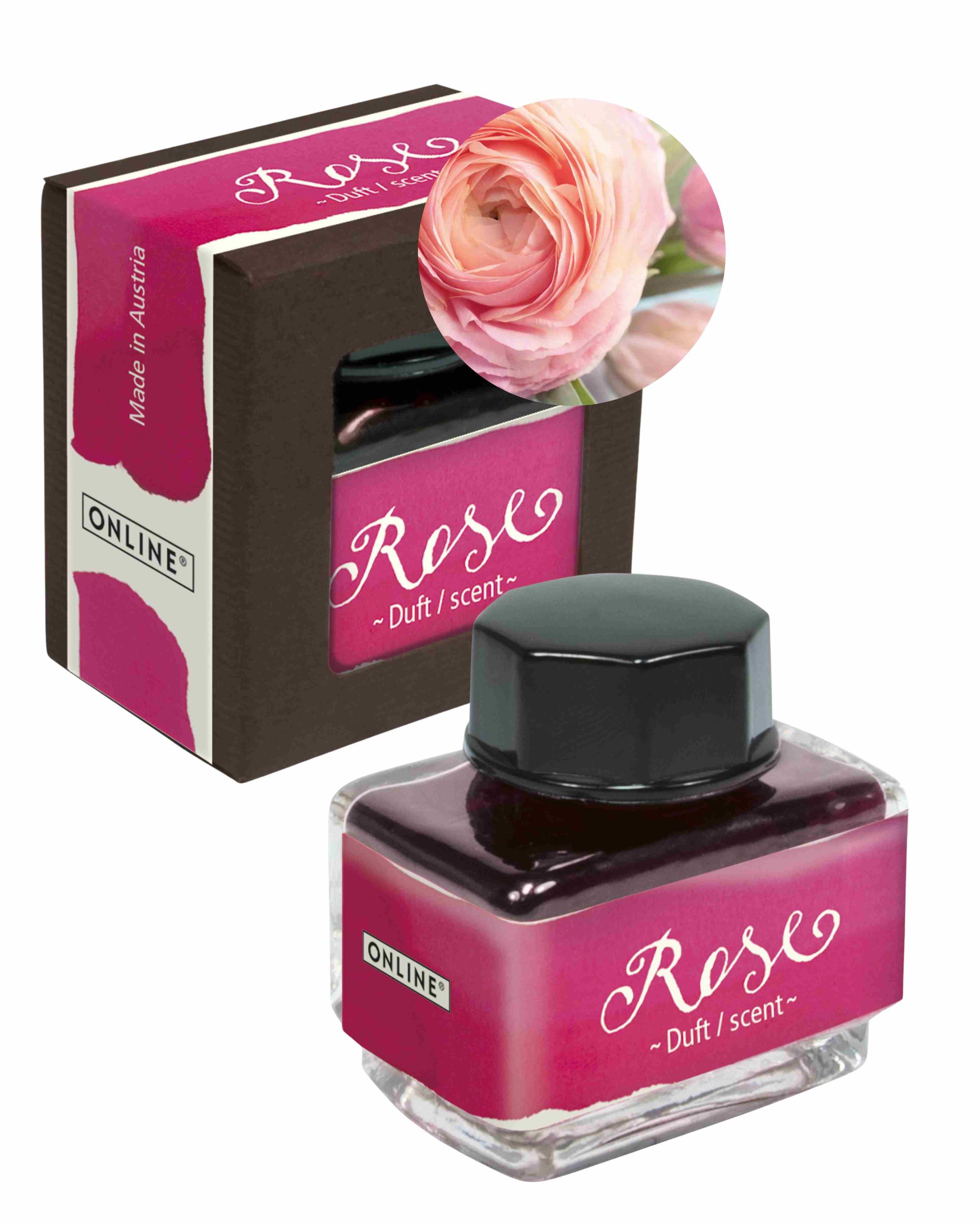Ink of the senses Pink 15 ml with Scent Rose