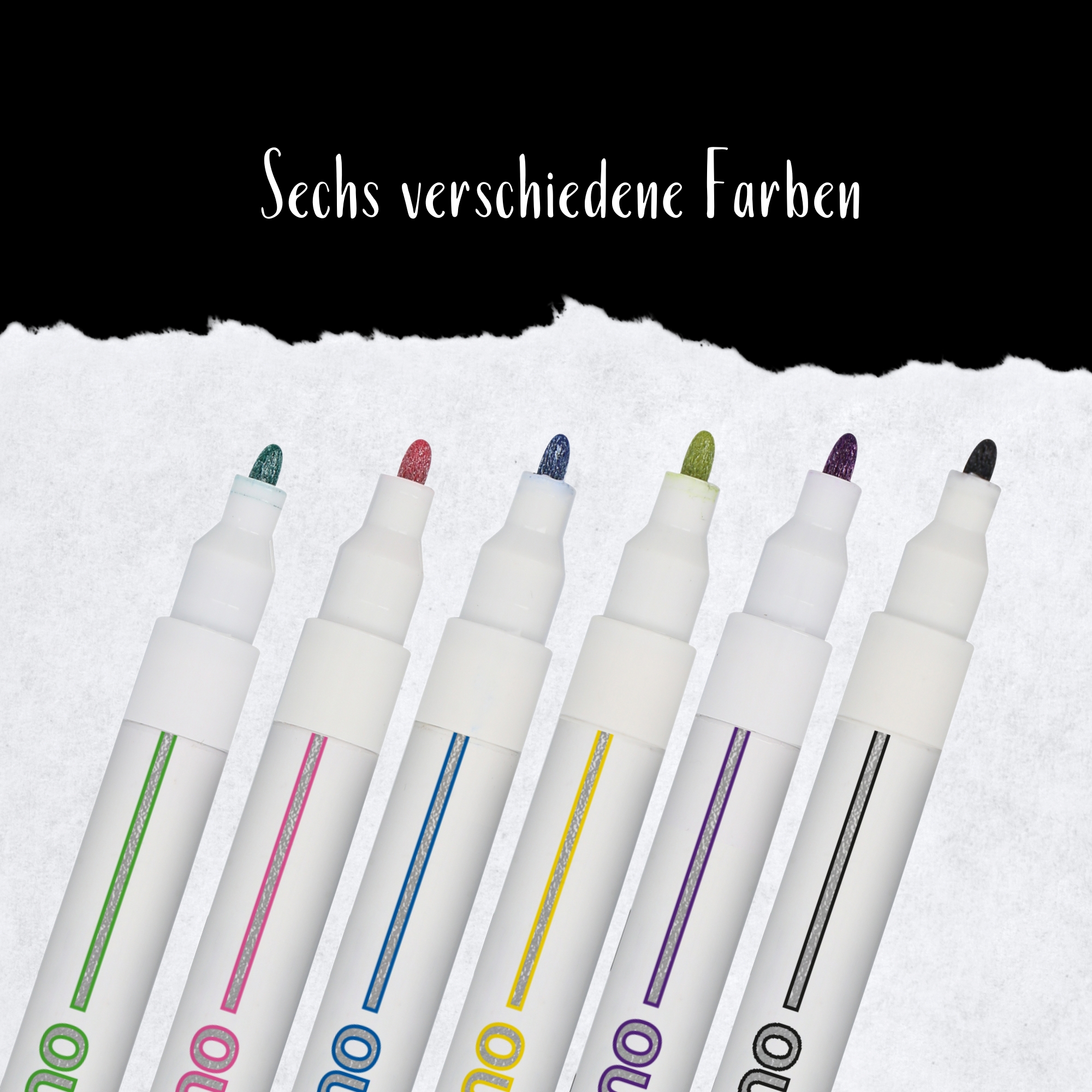Mit sechs trendigen Farben